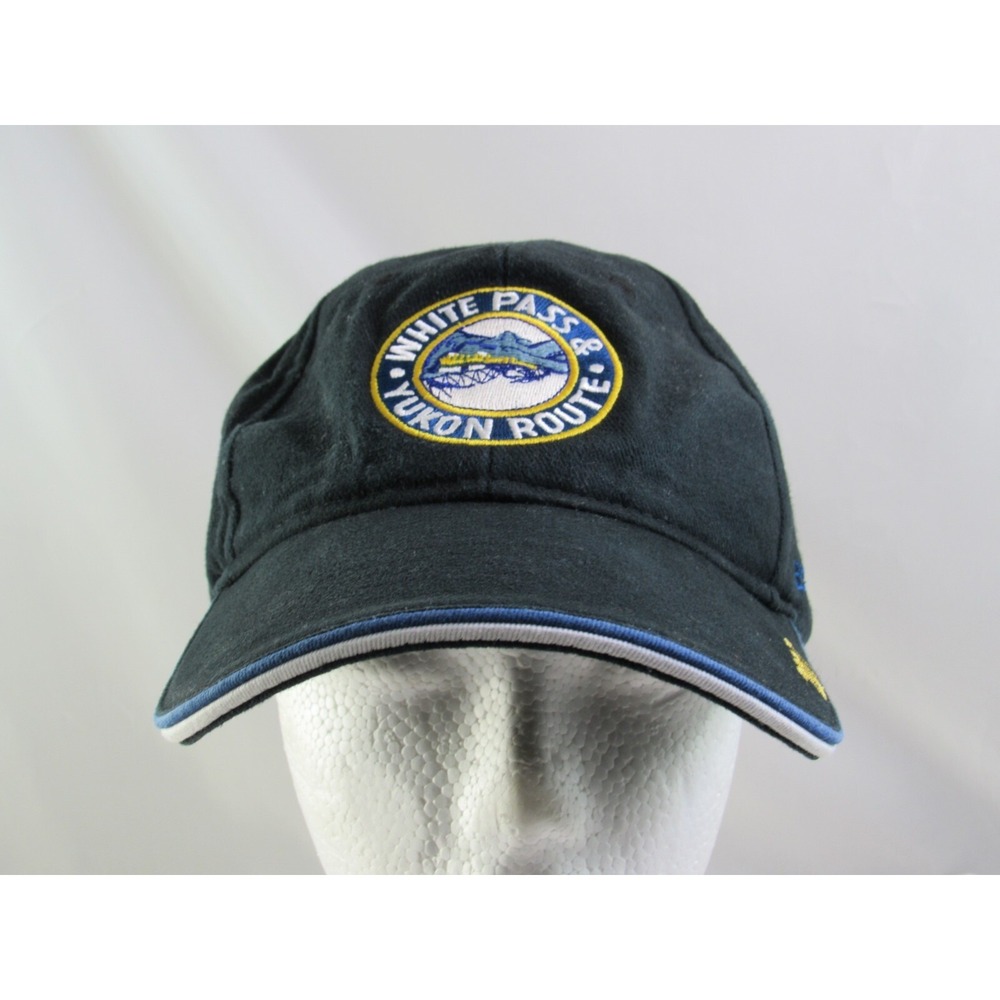 RARE! 2020 White‎ Pass & Yukon Route Skagway Alaska Railroad Black Strapback Hat